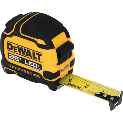TOUGHSERIES LED Lighted Tape Measure, 25' NTL Industrial