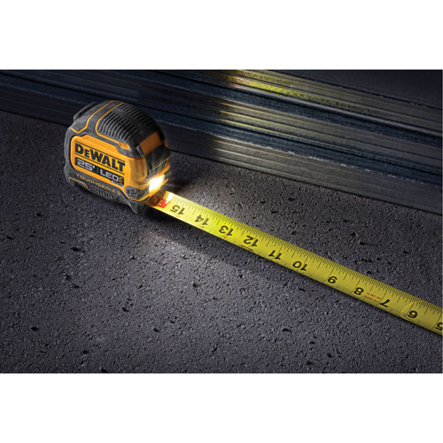 TOUGHSERIES LED Lighted Tape Measure, 25' NTL Industrial