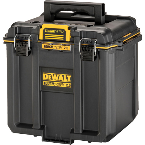 Boîte &agrave; outils compacte et profonde ToughSystem 2.0, 10" x 15-7/20" x 13-4/5", Noir/Jaune NTL Industrial