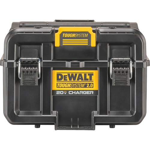 ToughSystem&reg; 2.0 20V Dual Port Charger, 14" x 15" x 9", Black/Yellow NTL Industrial