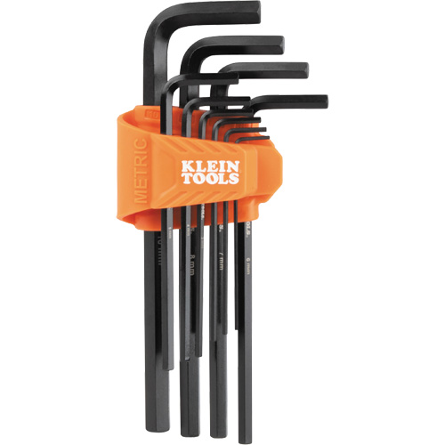 L-Style Long Hex Key Set, 10 Pcs., Metric NTL Industrial