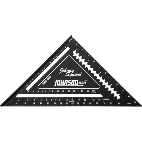 12" Johnny Square&reg; Professional Easy-Read Rafter Square NTL Industrial