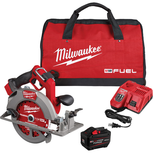 Fuel Circular Saw Kit, 7-1/4", 18 V NTL Industrial