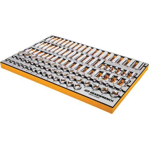 Jeu d'outils pour maître m&eacute;canicien MEGAMOD dans des plateaux en mousse modulaire de premi&egrave;re qualit&eacute; avec rangement d'outils, 1024 morceaux NTL Industrial