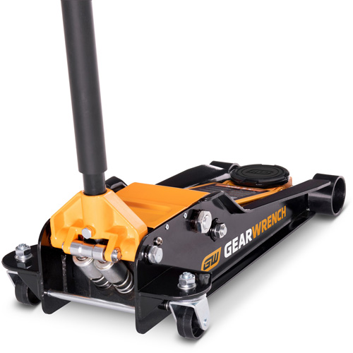 Low Profile Floor Jack, 3.5 Ton(s) Capacity, 3-3/4" Lowered, 21-3/4" Raised, Manual Hydraulic NTL Industrial