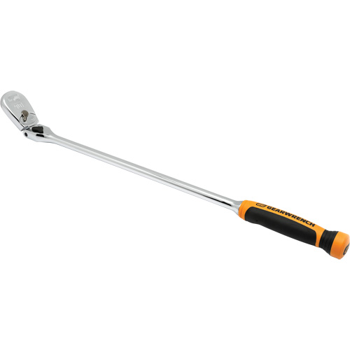 90-Tooth Dual Material Locking Flex Head Teardrop Ratchet NTL Industrial
