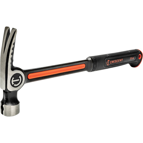 Marteau de charpente en acier avec face meul&eacute;e, 22 oz, Prise en Acier plein, 16" lo NTL Industrial