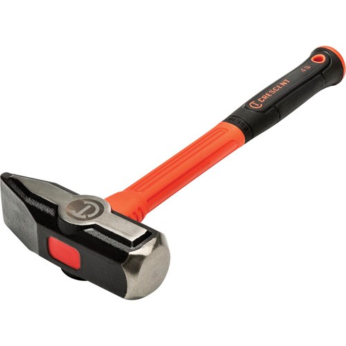 Fiberglass Blacksmith Hammer, 4 lbs Head Weight, 14" L NTL Industrial