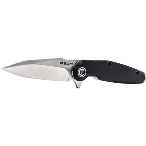 Harpoon Blade Composite Handle Pocket Knife, 3-1/2" Blade, Steel Blade, Plastic Handle NTL Industrial