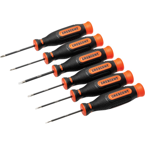 Diamond Tip Precision Screwdriver Set, 6 NTL Industrial