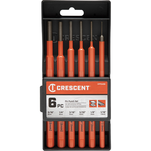 Pin Punch Set, 6 Pieces NTL Industrial