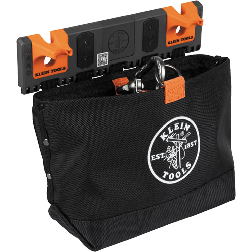 Bucket Work CentreS-Hook Hardware Pouch Module, Nylon, 1 Pockets, Black/Orange NTL Industrial