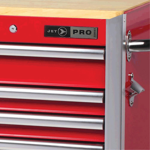 PRC7215 Pro Series Roller Cabinet, 15 Drawers, 72" W x 24" D x Red NTL Industrial