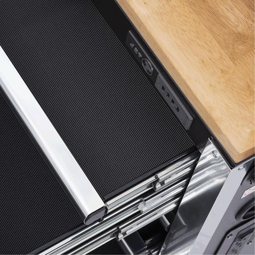 HDRC5212 Armoire mobile de s&eacute;rie HD, 12 tiroirs, 51-1/4" la x 21" p x 40-3/10" h, Noir NTL Industrial