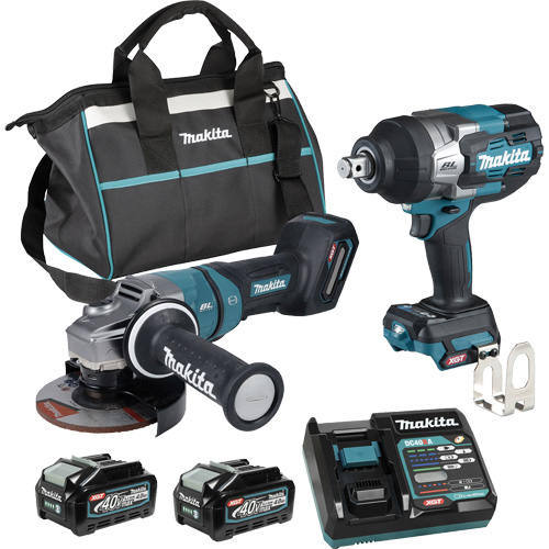 Ensemble 2 outils &agrave; moteur sans balai XGT, Lithium-ion, 40 V NTL Industrial