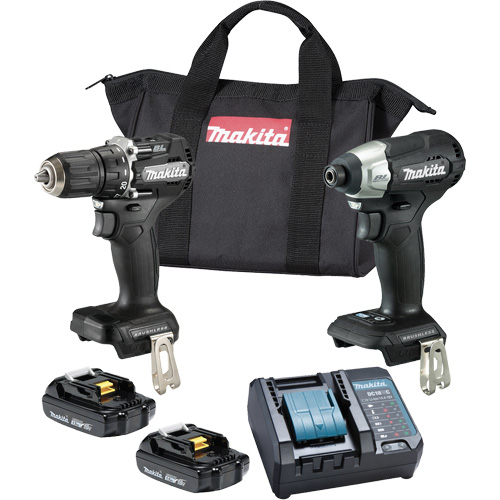 Ensemble 2 outils sous compact &agrave; moteur sans balai LXT, 18 V NTL Industrial