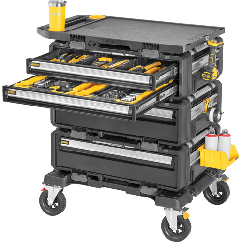 TOUGHSYSTEM&reg; 2.0 DXL 5-in-1 Modular Workstation, 34" x 25-4/5" x 39", Black/Yellow NTL Industrial