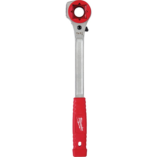Cl&eacute; &agrave; cliquet &agrave; levier &eacute;lev&eacute;e pour monteur de ligne avec face de frappe frais&eacute;e, Prise de 3/4"/1"/1-1/8", Poign&eacute;e Ergonomique NTL Industrial