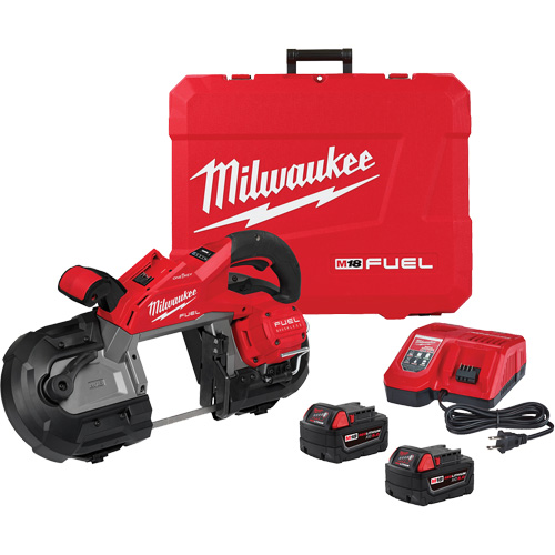 M18 FUEL Deep Cut Dual Trigger Band Saw Kit, 18 V, 5" Capacity NTL Industrial