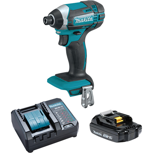 LXT 1/4" Impact Driver, 1/4", 1460 in-lbs. Max. Torque, 18 V, Lithium-Ion NTL Industrial