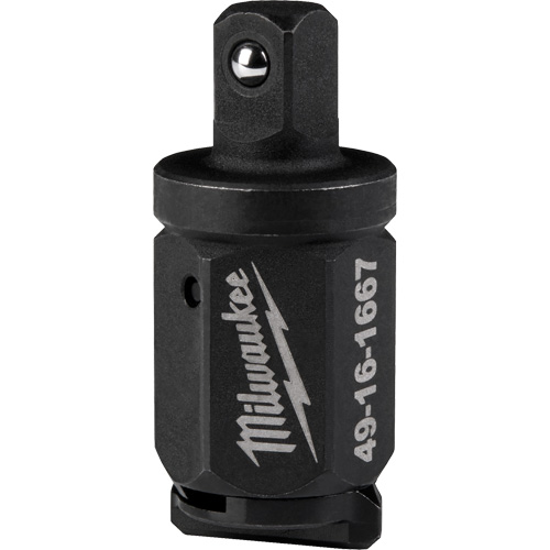 Adaptateur d'enclume pour cl&eacute; &agrave; rochet polygonale INSIDER, Prise 1/4", Douille 1/4", 0,55" lo, Sph&eacute;rique NTL Industrial