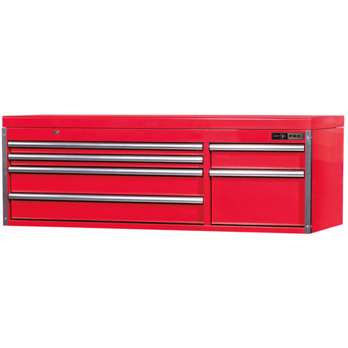 PMC5606 Pro Series Mechanics Chest, 55-1/2" W, 6 Drawers, Red NTL Industrial