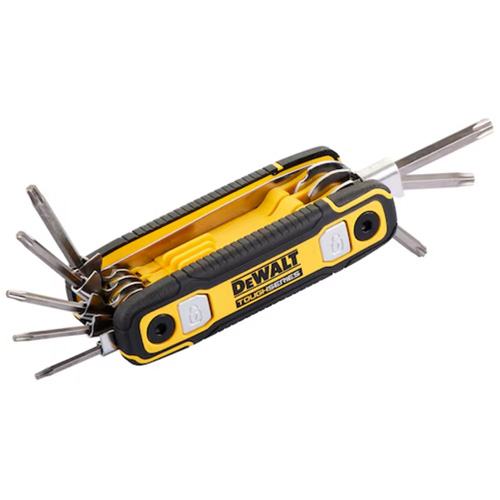 TOUGHSERIES Folding Locking Hex Key, 8 Pcs., Torx&reg; NTL Industrial