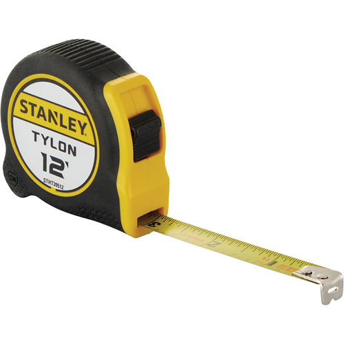 Tylon Tape Measure, 12', Imperial Graduations NTL Industrial