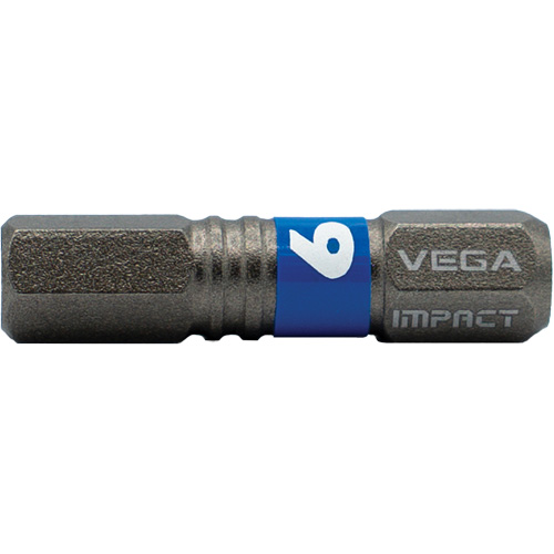 Impactech&reg; Insert Bit, Hex, 6 mm, 1/4" Drive NTL Industrial