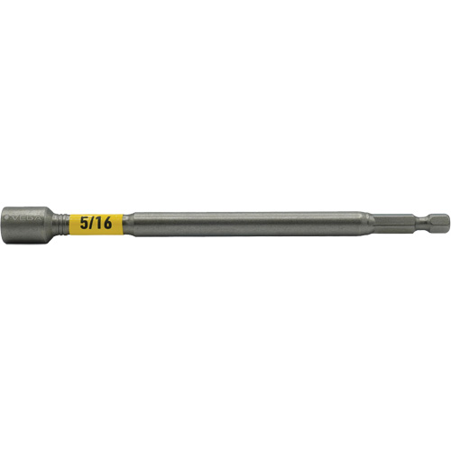 Impactech&reg; Nut Driver, 5/16" Tip, 1/4" Drive, 6" L, Magnetic NTL Industrial