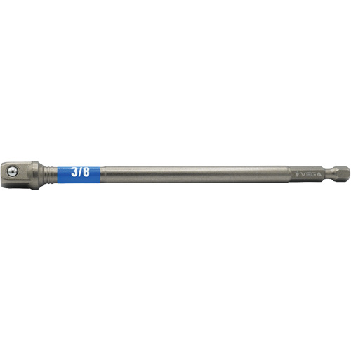 Impactech&reg; Impact Socket Adapter, 1/4" Drive Size, 3/8" Male Size, 6" L NTL Industrial
