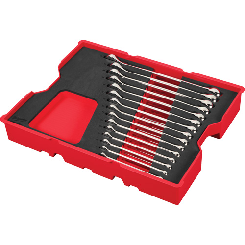 Wrench Set with Tray for PACKOUT Drawers, Combination, 15 Pieces, Metric NTL Industrial