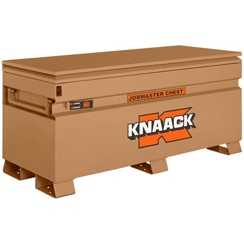 Model 60 Jobsite Chest with Padlock, 60" x 24" x 28-1/2", Steel, Tan NTL Industrial