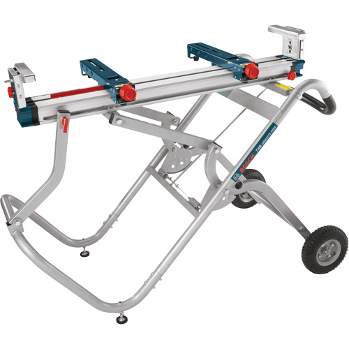 Gravity-Rise Miter Saw Stand with Wheels NTL Industrial