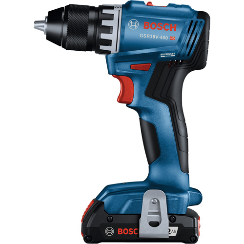 Trousse perceuse-visseuse compacte sans balais, Lithium-ion, 18 V, Mandrin 1/2", Couple 400 lb-po NTL Industrial