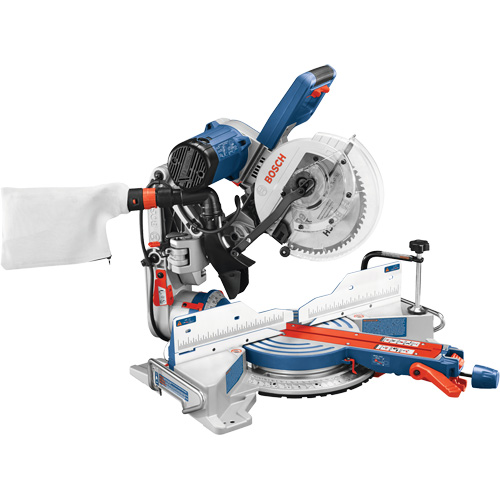 Dual-Bevel Glide Miter Saw, 10", 15 A, 120 V NTL Industrial