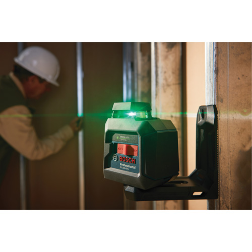 Laser &agrave; lignes crois&eacute;es 360° auto-nivelant &agrave; faisceau vert NTL Industrial