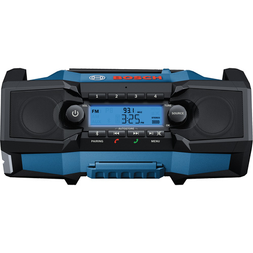 Compact Jobsite Radio with Bluetooth&reg; 5.0, Lithium-Ion, 18 V NTL Industrial