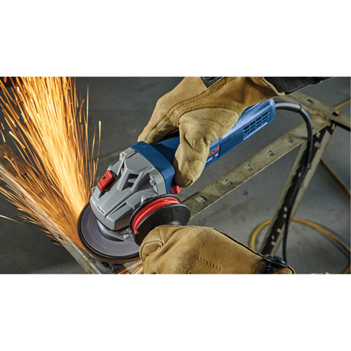 Ergonomic Angle Grinder, 4-1/2", 120 V, 10 A, 11000 RPM NTL Industrial