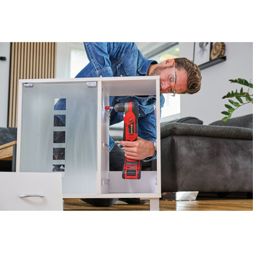 Perceuse-visseuse angulaire sans fil (outil seulement), 18 V, Mandrin 3/8", Lithium-ion NTL Industrial