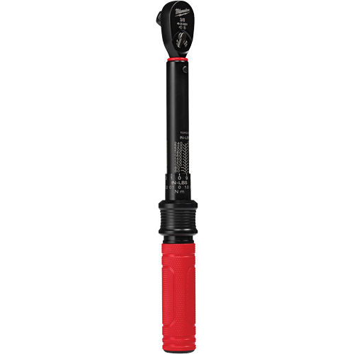 Cl&eacute; dynamom&eacute;trique, &agrave; cliquer, Entraînement 3/8" carr&eacute;, 5,6 - 28,2 Nm/50 - 250 lb-po NTL Industrial