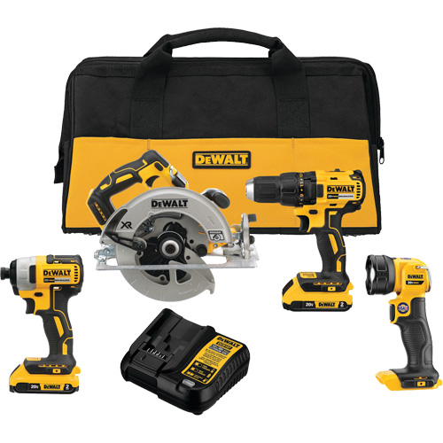 Ensemble quatre outils sans fil et sans balai MAX* (2.0Ah), 20 V NTL Industrial