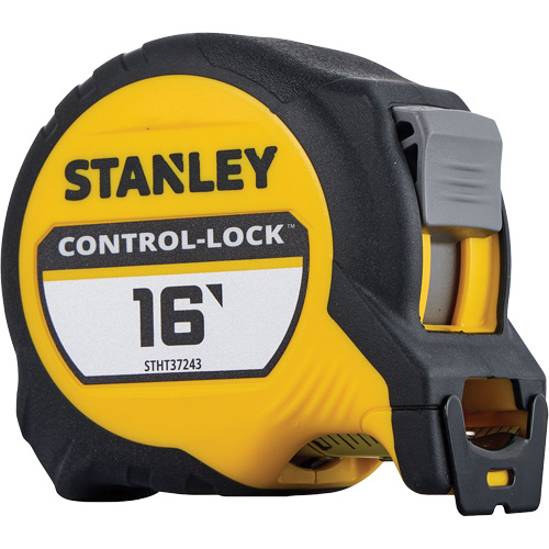 CONTROL-LOCK Tape Measure, 25 mm x 16', Imperial Graduations NTL Industrial
