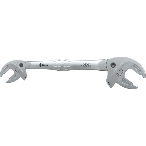 Joker S/L Self-Setting Double Open-End Spanner, 7/16" x 3/4", Plain NTL Industrial