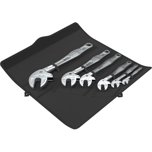 Jeu de 6 cl&eacute;s &agrave; fourches &agrave; r&eacute;glage automatique Joker, Ajustable, 6 morceaux, Imp&eacute;rial NTL Industrial