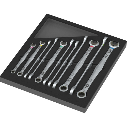 Insert en mousse 9735 pour jeu 6007 Joker 1, Combinaison &agrave; cliquet, 12 morcea NTL Industrial