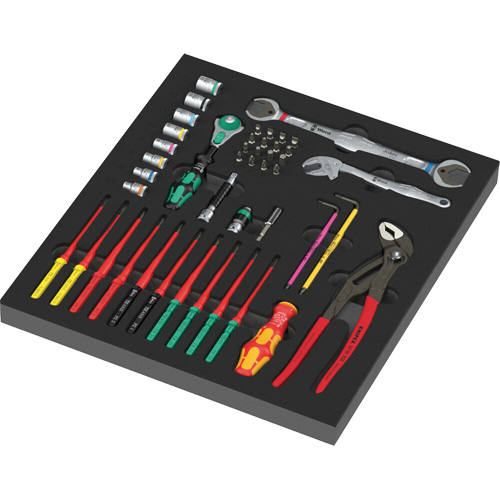 Insert en mousse pour jeu Kraftform Kompakt 1 de maintenance NTL Industrial