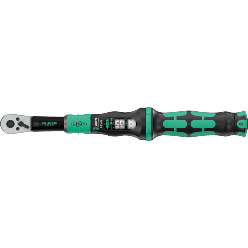 Cl&eacute; dynamom&eacute;trique Click-Torque Lock A 5 r&eacute;glable avec fonction Torque Lock, &agrave; cliquer, Entraînement 1/4" carr&eacute;, 1 - 18 lb-pi NTL Industrial