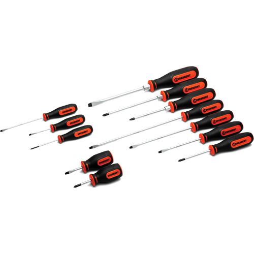Dual Material Screwdriver Set, 12 Pcs. NTL Industrial
