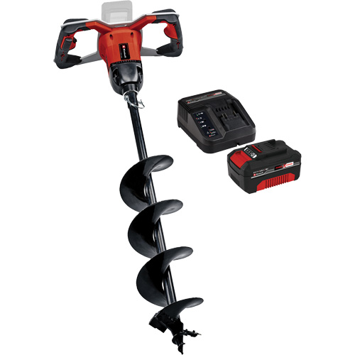 18V Professional 6” Cordless Auger with 4Ah Battery & Charger Starter Kit NTL Industrial